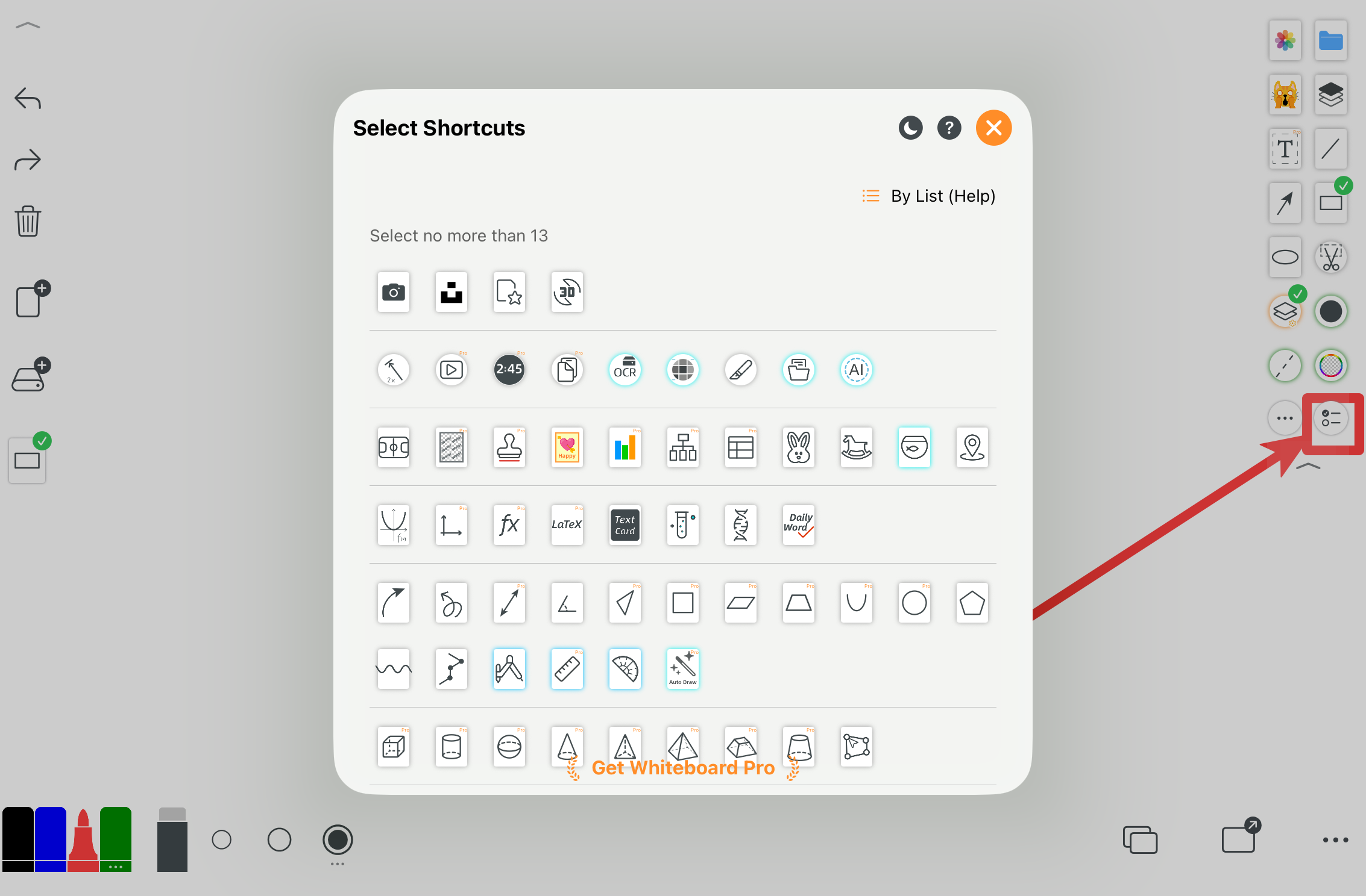 4.2 Edit Shortcut Tools